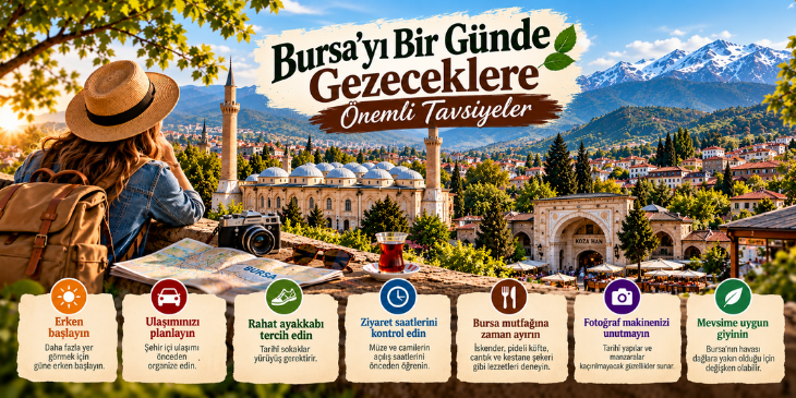 BİR GÜNDE BURSA: TARİHİ VE KÜLTÜREL KLASİK GEZİ ROTASI